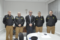 Representantes da área Educacional da Polícia Militar do Paraná visitam o CEE/PR