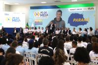 Presidente do CEE/PR participa da Adesão do Paraná ao Programa Pé-de-Meia