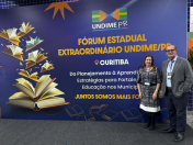 Presidente do CEE/PR integra mesa de debate em Fórum da Undime Paraná