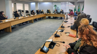 Estudantes e professores da UEM conhecem o funcionamento do CEE/PR durante visita técnica formativa