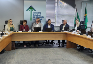 Conselheiros tomam posse durante a 7ª Reunião Ordinária do Conselho Pleno