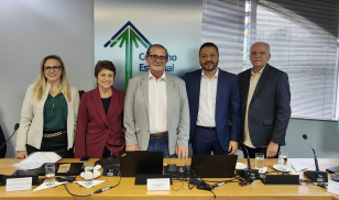 Conselheiros tomam posse durante a 7ª Reunião Ordinária do Conselho Pleno