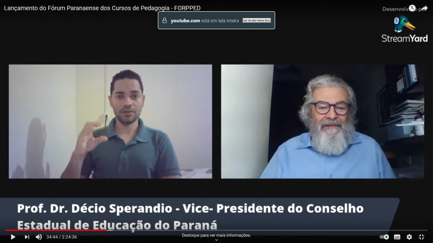 Presidente da CES Participa do Fórum Paranaense dos Cursos de Pedagogia