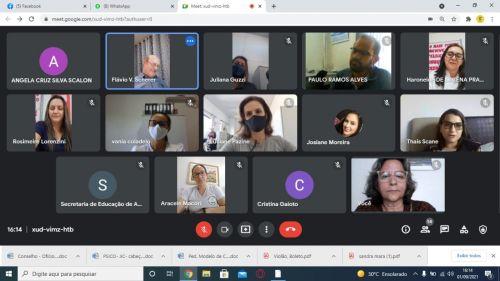 Conselheiro participa de reunião no CME de Assis Chateaubriand