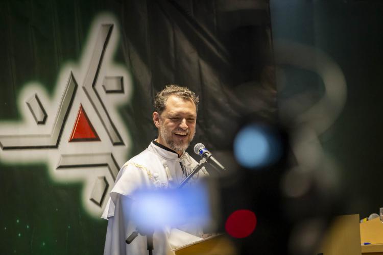 CEE/PR esteve presente na posse do Reitor e da Vice-reitora da UEM