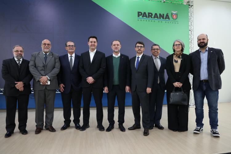 Representantes do Sistema Estadual de Educação são recebidos no Palácio Iguaçu pelo Governador Ratinho Junior
