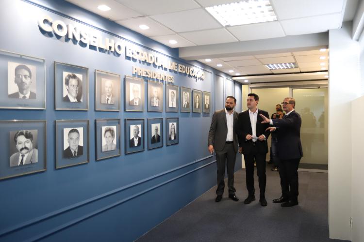 Governador Ratinho Junior participa da inauguração da nova sede do CEE/PR