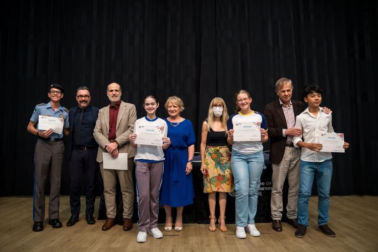 Conselheiro Jacir Venturi representa o CEE/PR na Olimpíada Paranaense de Matemática 2025