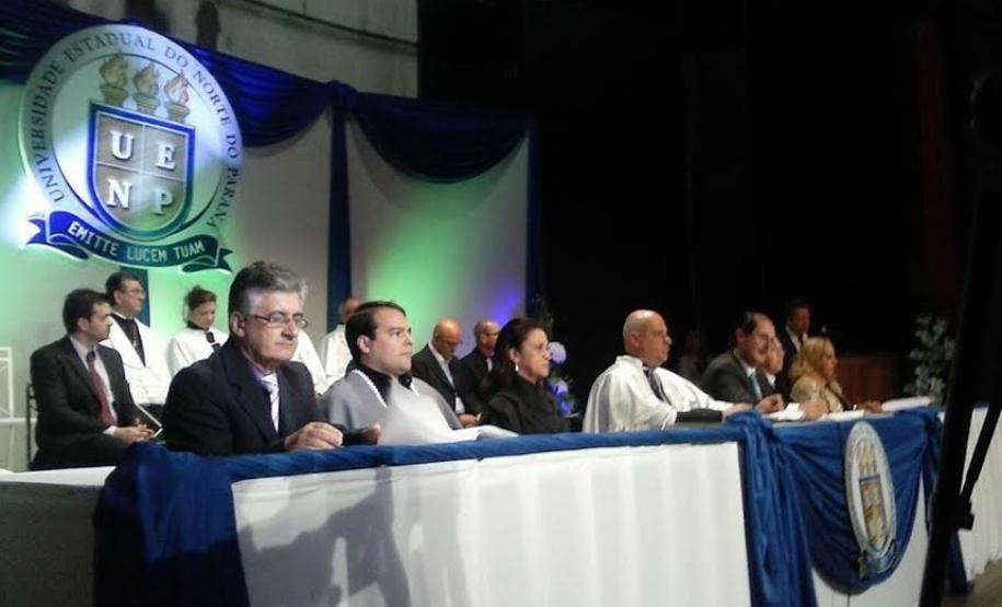 VICE-PRESIDENTE DO CEE-PR PARTICIPA DE POSSE DA NOVA REITORA DA UENP