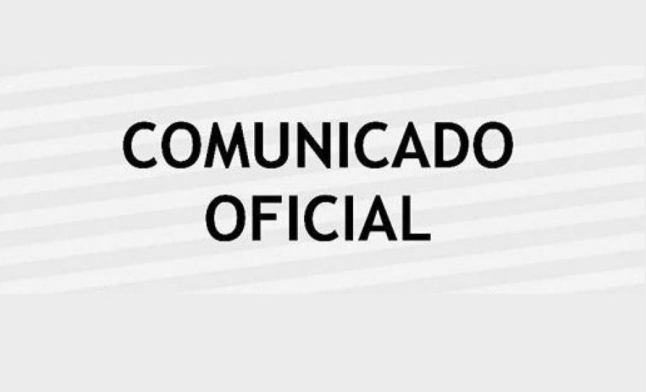 COMUNICADO OFICIAL