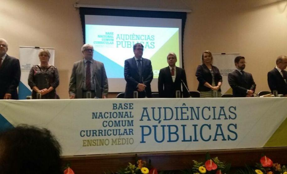 CEE/PR participa da 1ª Audiência Pública sobre a BNCC- Ensino Médio