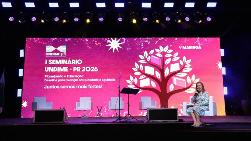 CEE/PR marca presença no I Seminário Undime-PR 2026 em Maringá